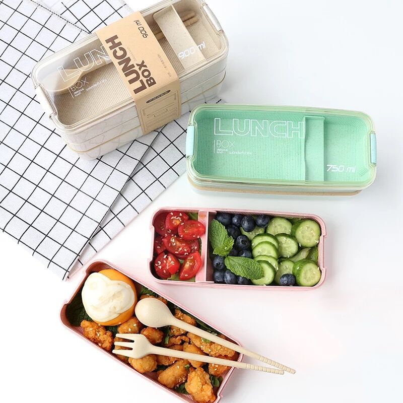 3 layers bento lunch box