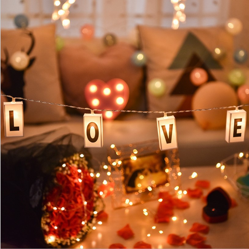 LED Letter String Lights