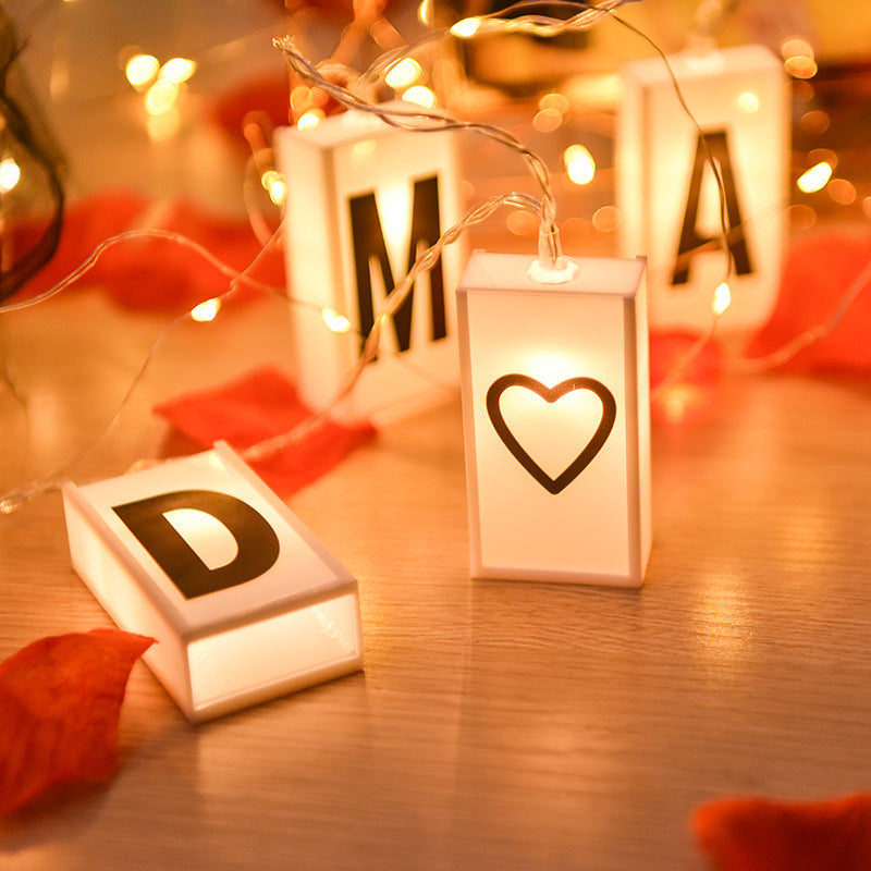 LED Letter String Lights