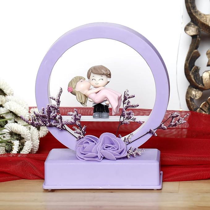 LED Couple Showpiece with Music