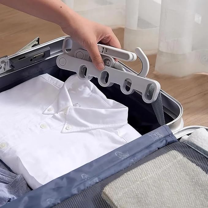 Portable Foldable 5-Hole Clothes Drying Hanger
