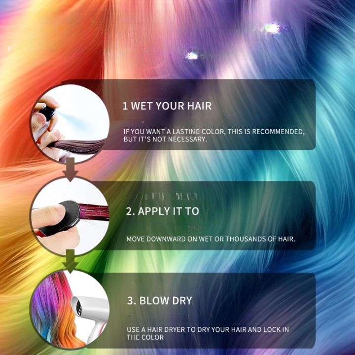 Instant Hair Color Chalk Kit