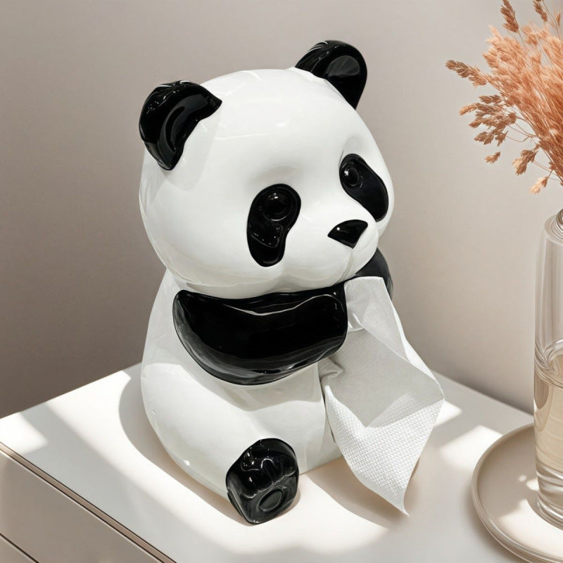 Panda Tissue Box