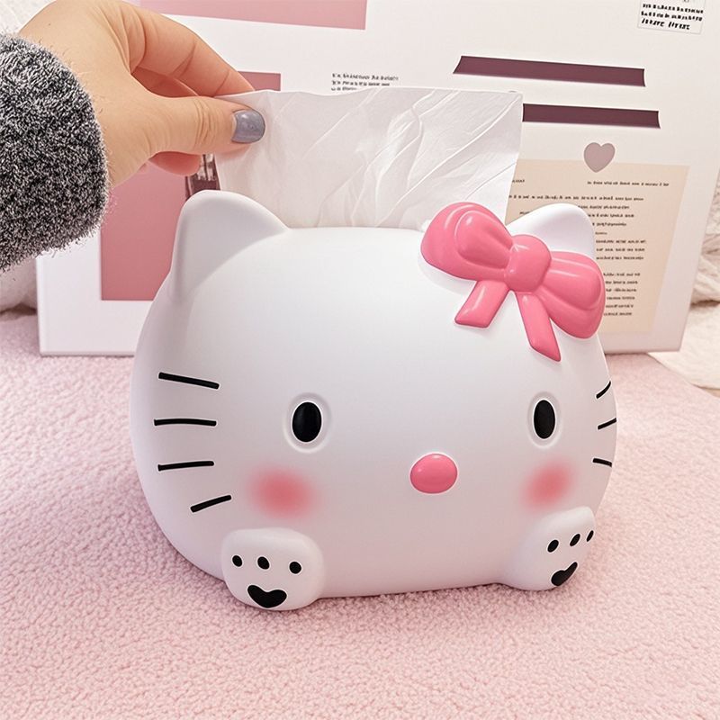 Kitty Tissue Box