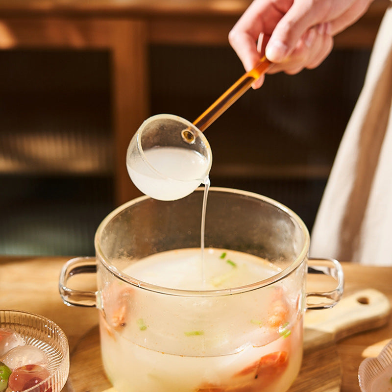 High Borosilicate Glass Spoon (Pack of 2)