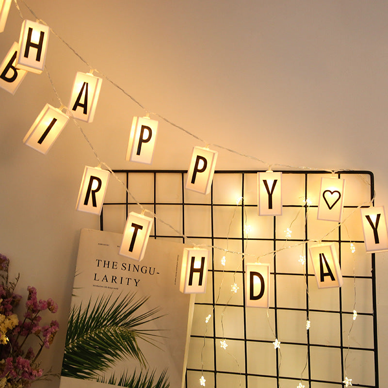 LED Letter String Lights