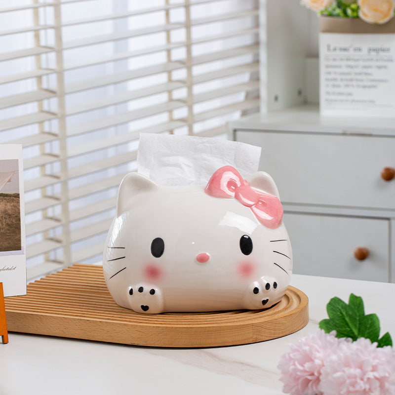 Kitty Tissue Box