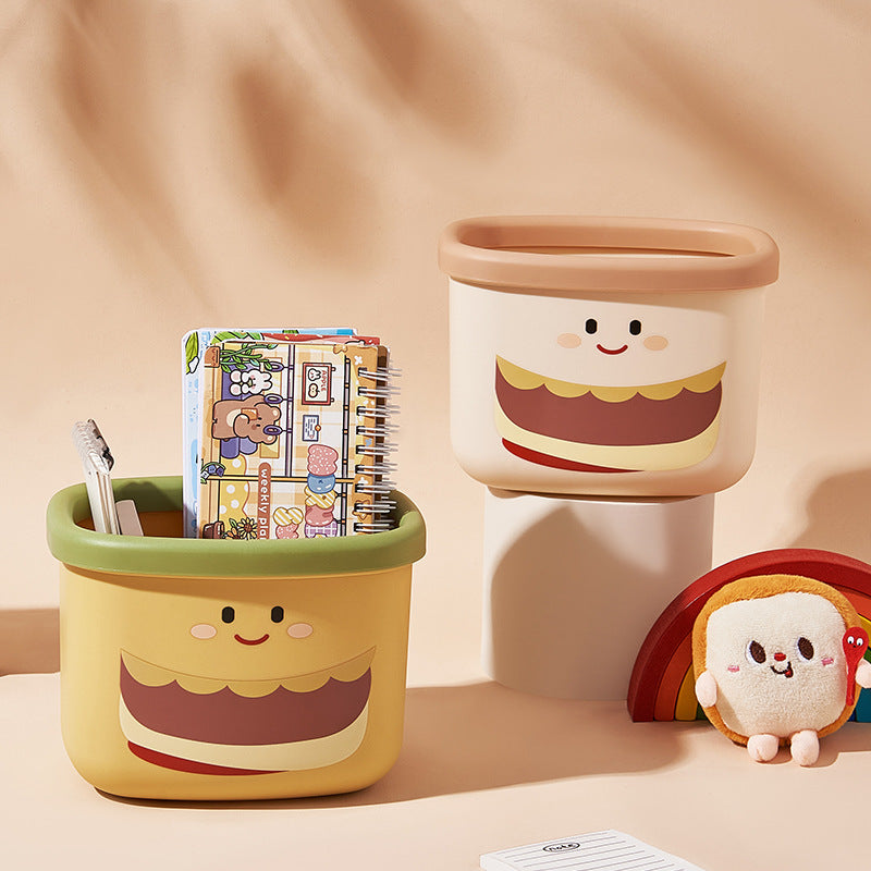 Cute Hamburger storage Bucket (Pack Of 2)