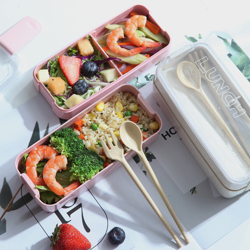 3 layers bento lunch box