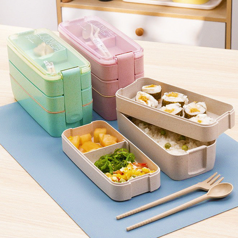 3 layers bento lunch box