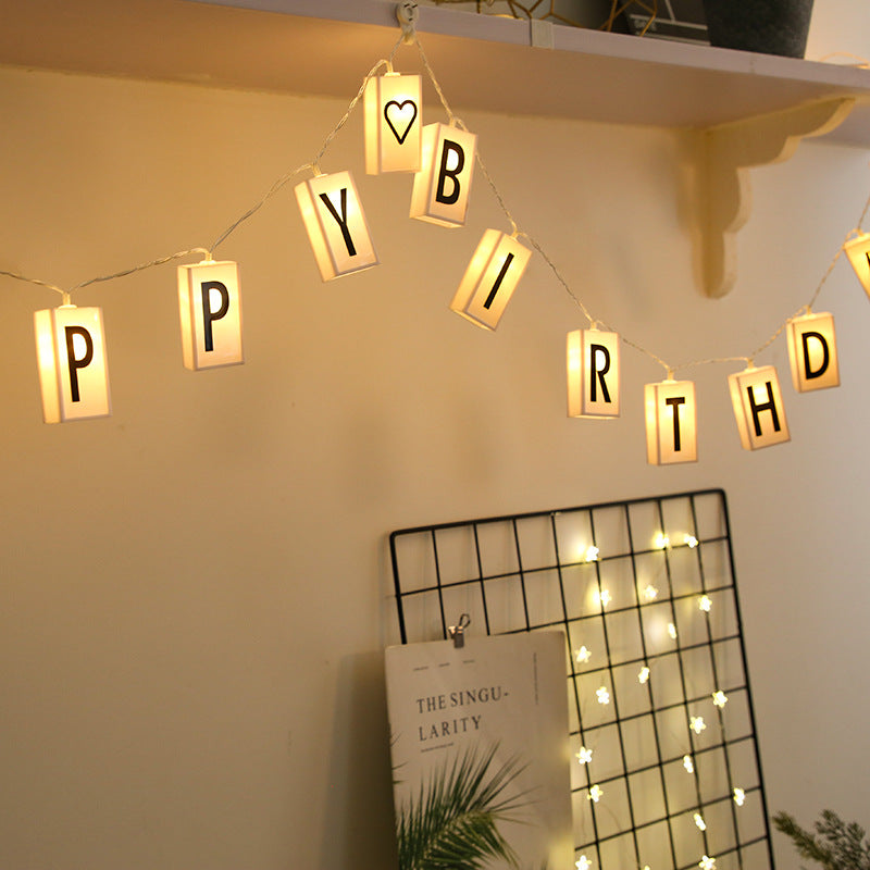 LED Letter String Lights