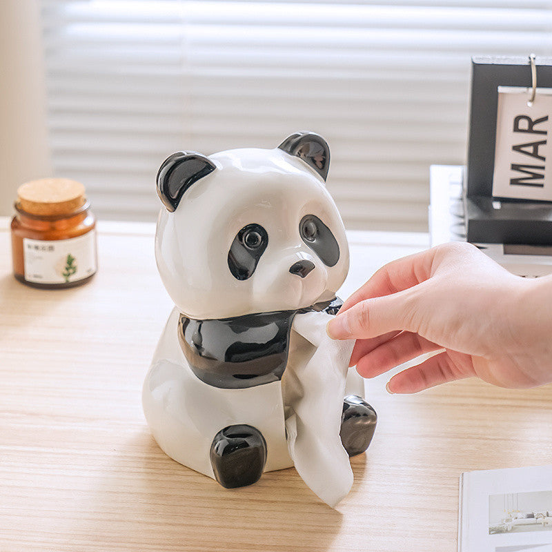 Panda Tissue Box