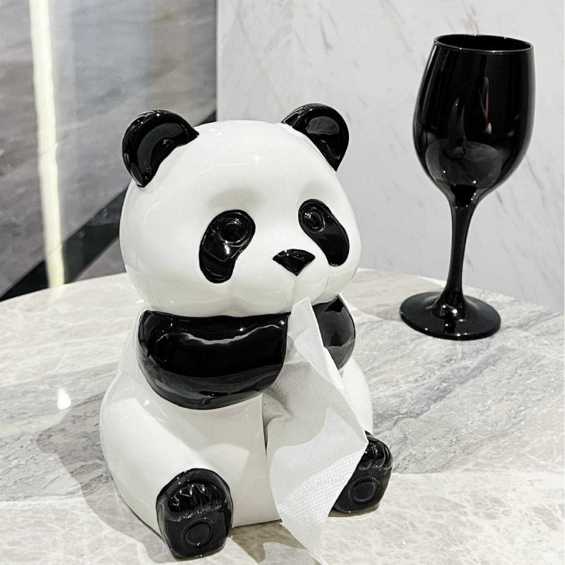 Panda Tissue Box