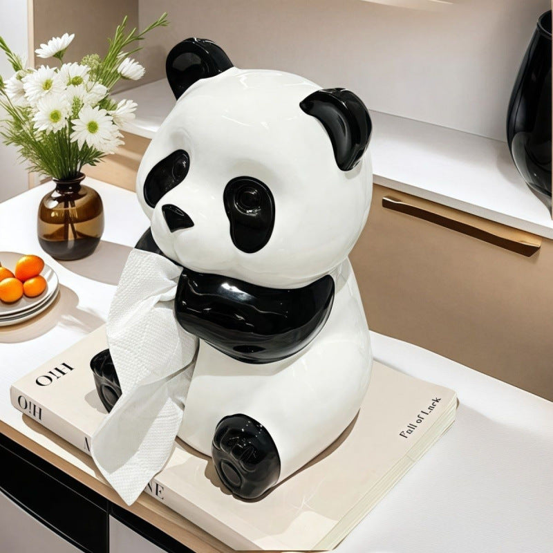 Panda Tissue Box