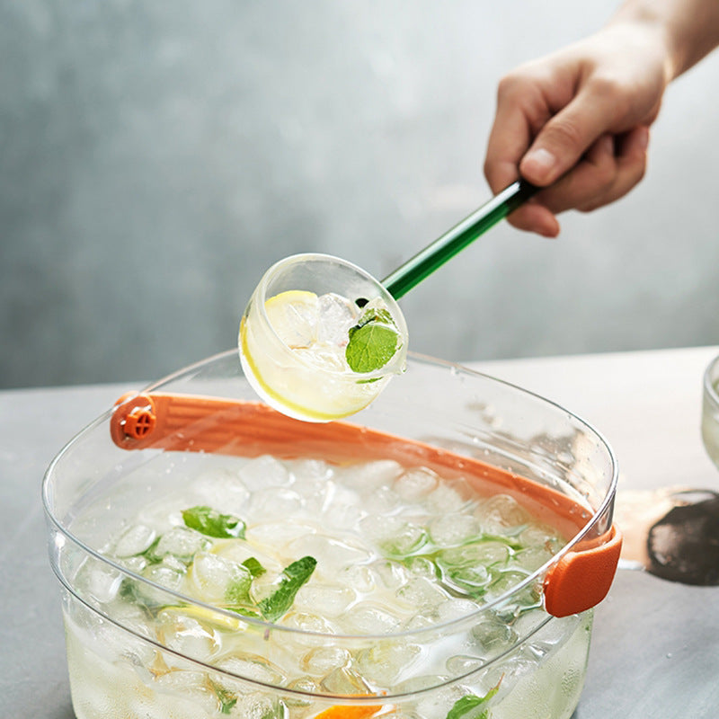 High Borosilicate Glass Spoon (Pack of 2)