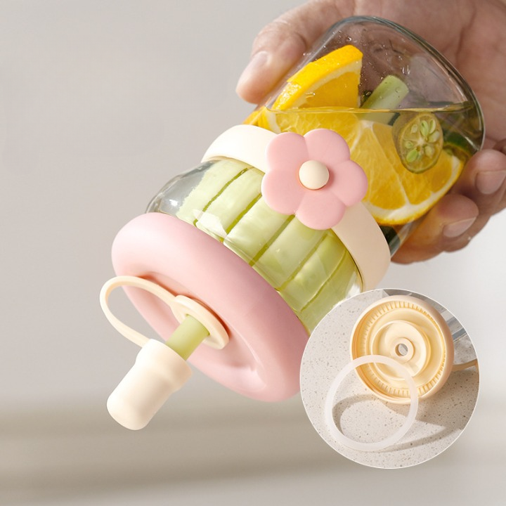 Cute Infuser Straw Bottle