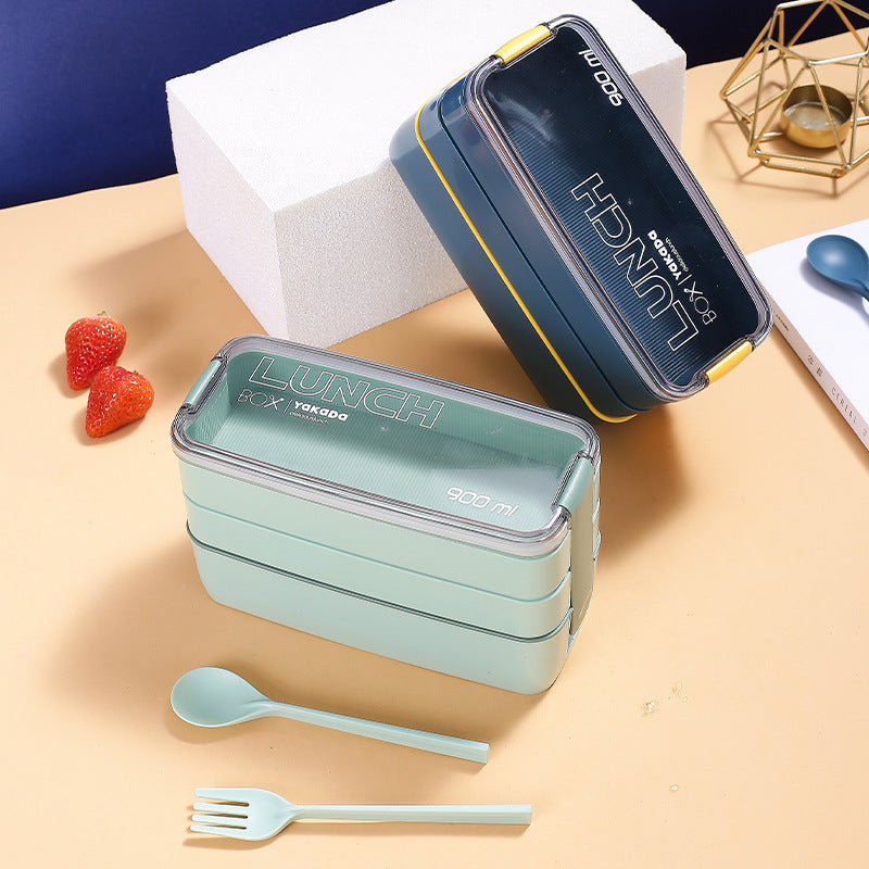 3 layers bento lunch box