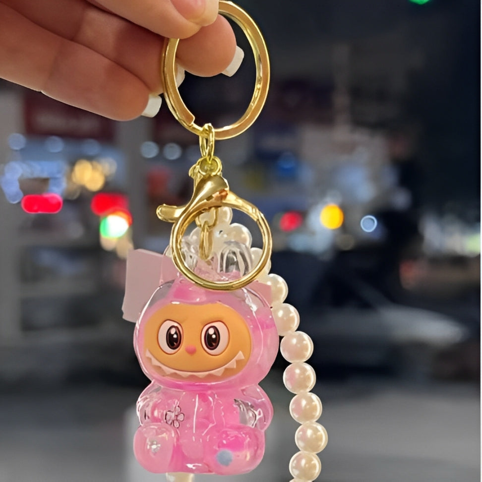 Labubu Pearl Keychain