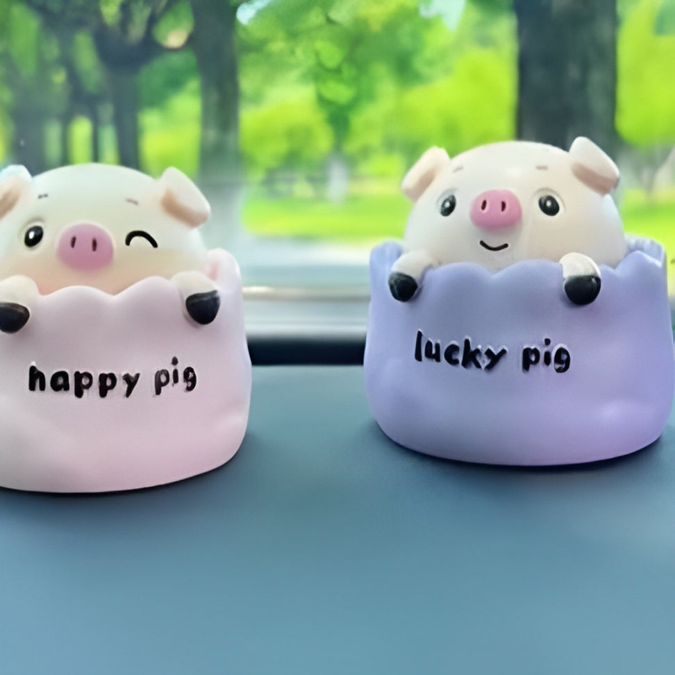 Cute Pig Car Ornaments