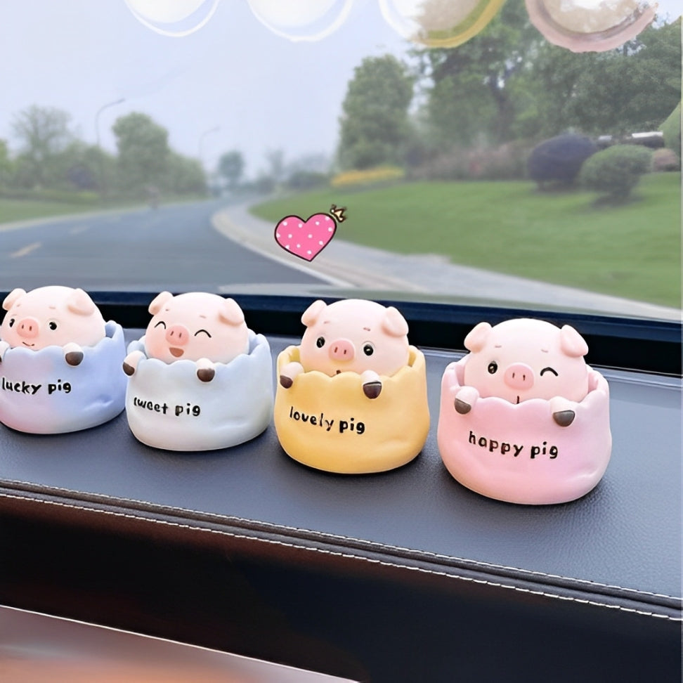 Cute Pig Car Ornaments