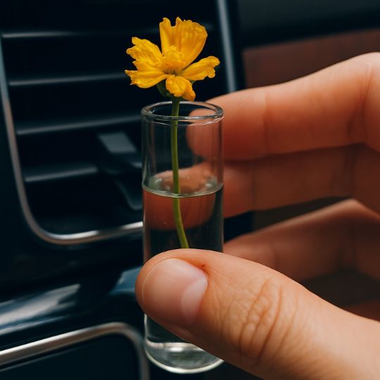 Car Flora Clip Vase