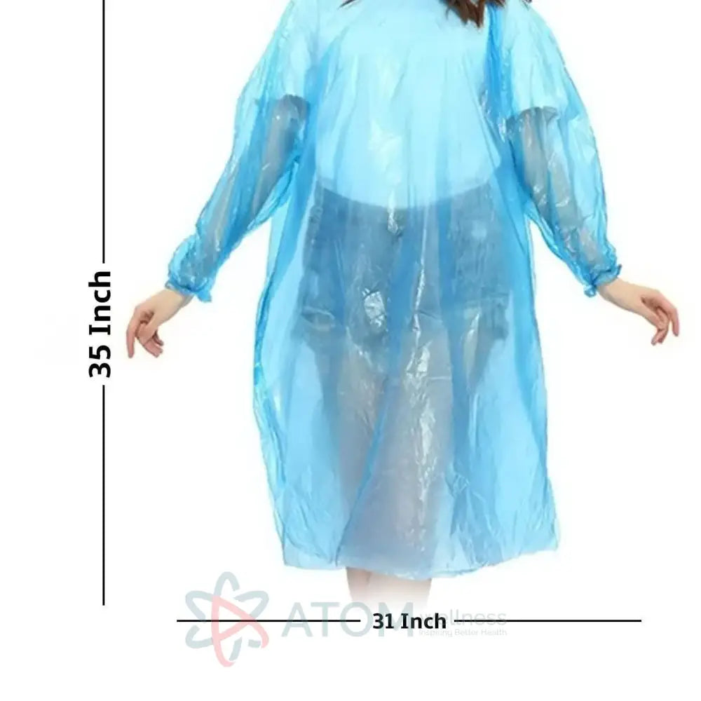FULLY Reusable Wallet Rain Card Rain Coat for Adults (Set of 5) Multicolour