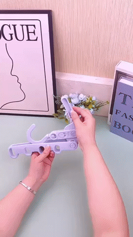 Portable Foldable 5-Hole Clothes Drying Hanger