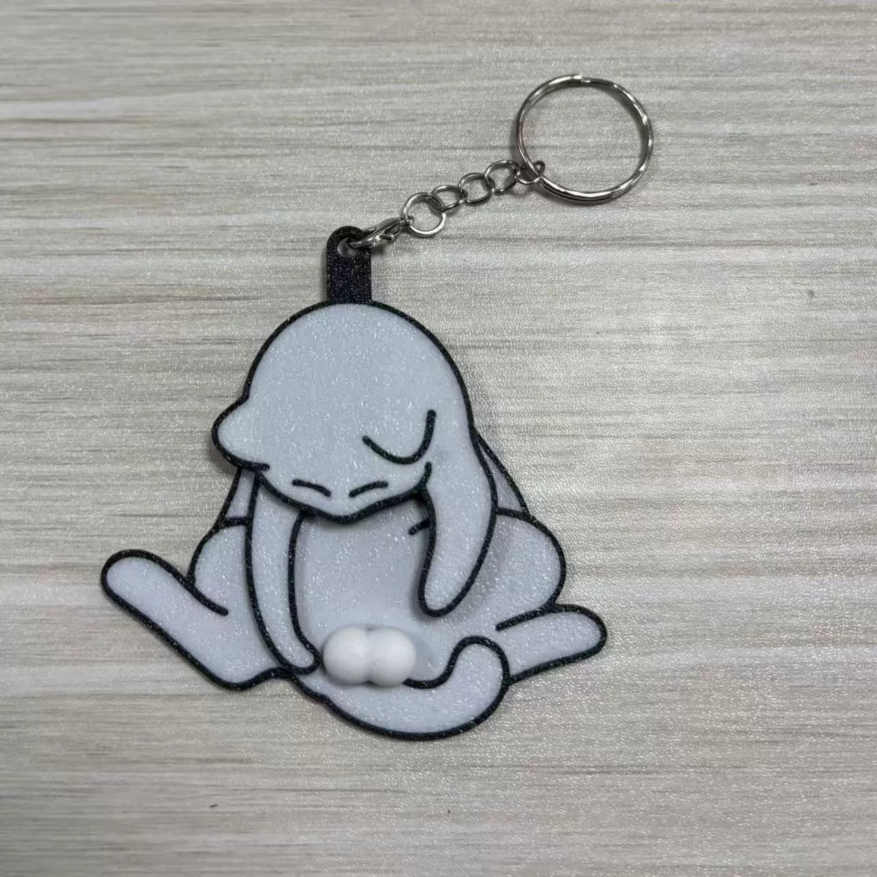 Cat Play Balls Keychain