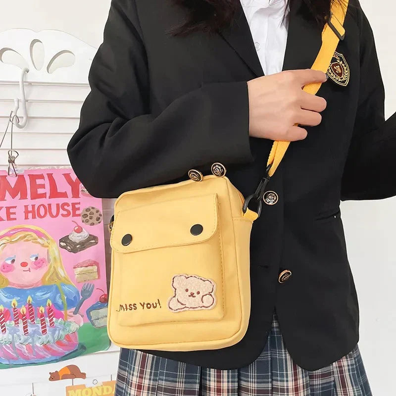 Cartoon Bear Crossbody Bag