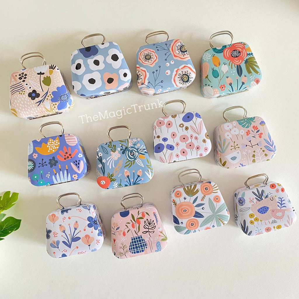 Suitcase Shape Tin Box