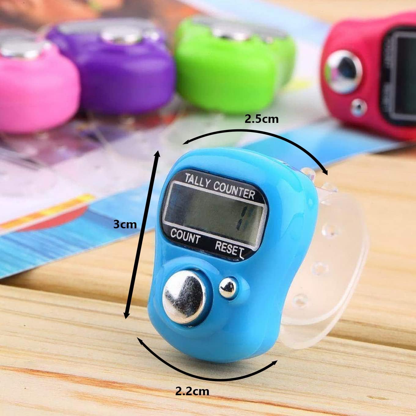 Finger Ring Digital Japa Counter