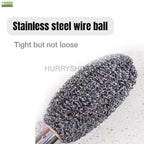 2-in-1 Deep Cleaning Toilet & Bottle Jar Scrubber Brush Set | High Quality Steel & Plastic | (Pack of 2)