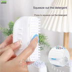 2-in-1 Multifunctional Shoe Cleaner Brush | Gentle Soft Bristles for Sneaker Maintenance | Plastic