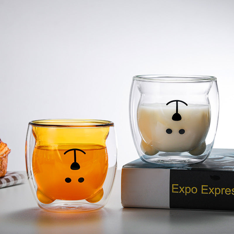 Bear Glass Mug