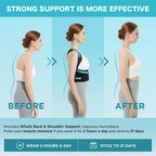 🧍‍♂️ 3-in-1 Adjustable Back Posture Corrector – Pain Relief, Confidence & Spinal Heal