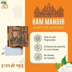3-in-1 Ayodhya Ram Mandir Aroma Burner & Wooden Night lamp
