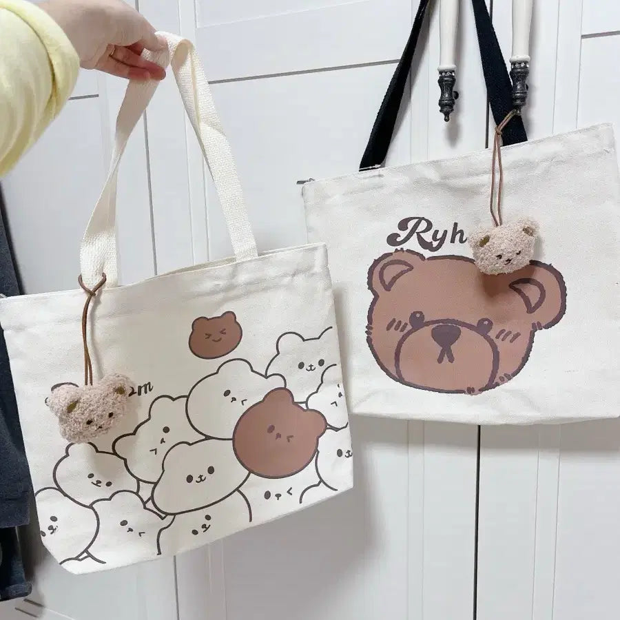 Bear tote bag