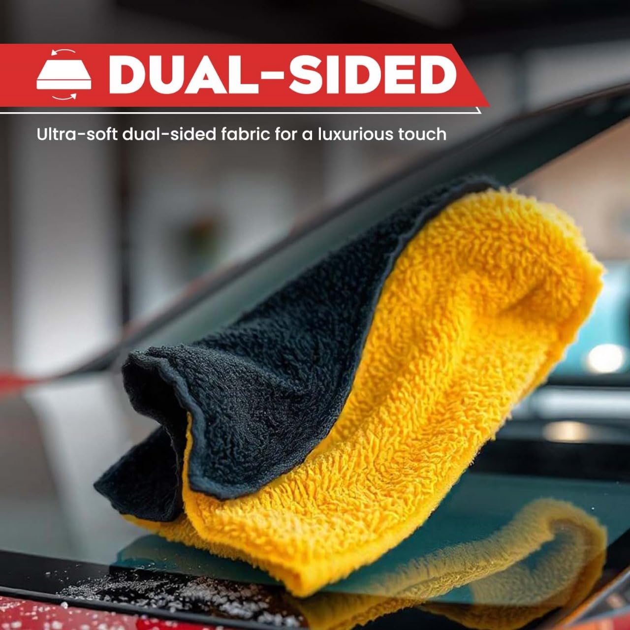 All-Purpose Ultra Absorbent Microfiber Towel – Home & Vehicle Use (650 GSM)