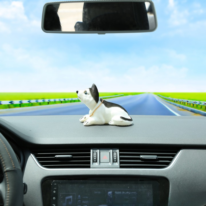 Dog Car Dashboard Ornament