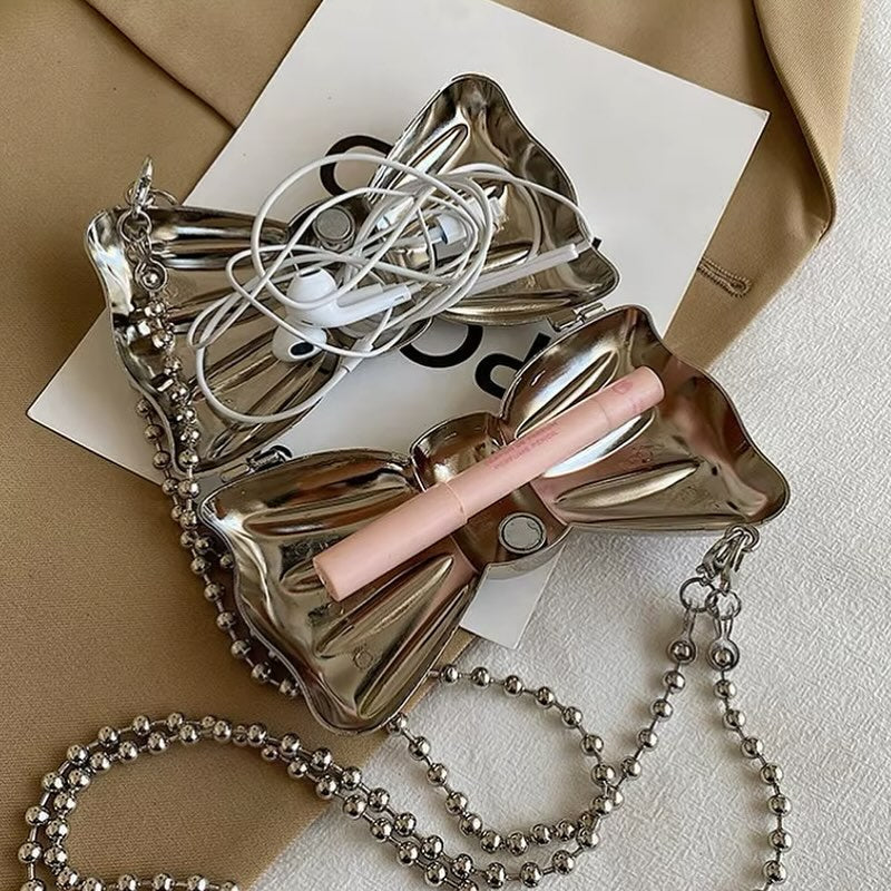 Bow Clutch Purse