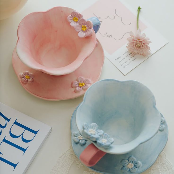 Floral Cup Set