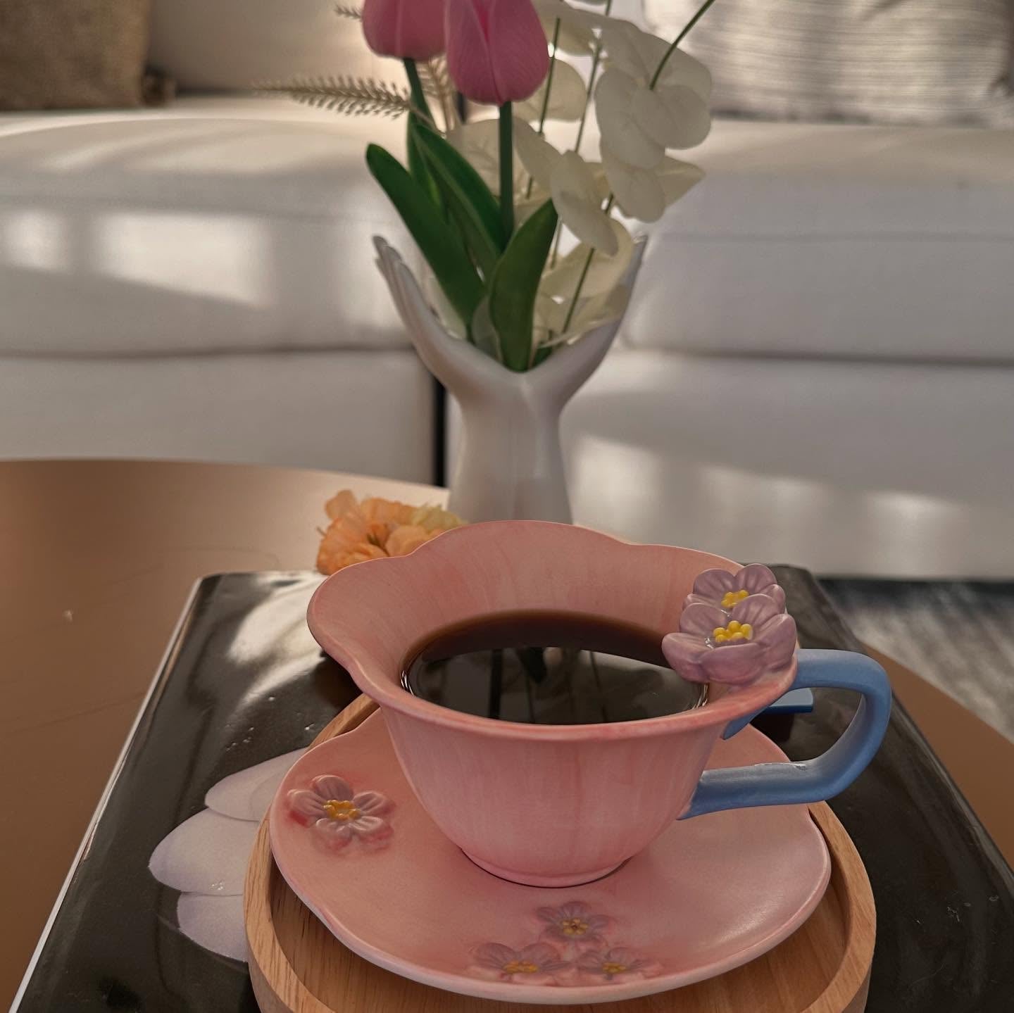 Floral Cup Set