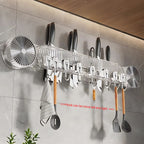 8-Hook Suction Mount for Kitchen & Home – Easy No-Drill Installation
