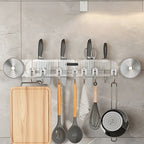 8-Hook Suction Mount for Kitchen & Home – Easy No-Drill Installation