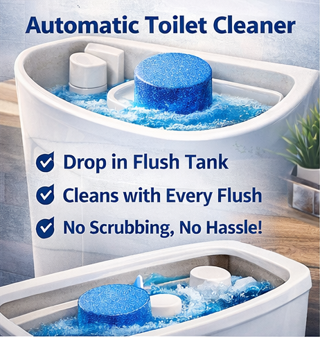 🧼 Automatic Toilet Cleaner — Powerful Self-Cleaning Solution - Pack of 10