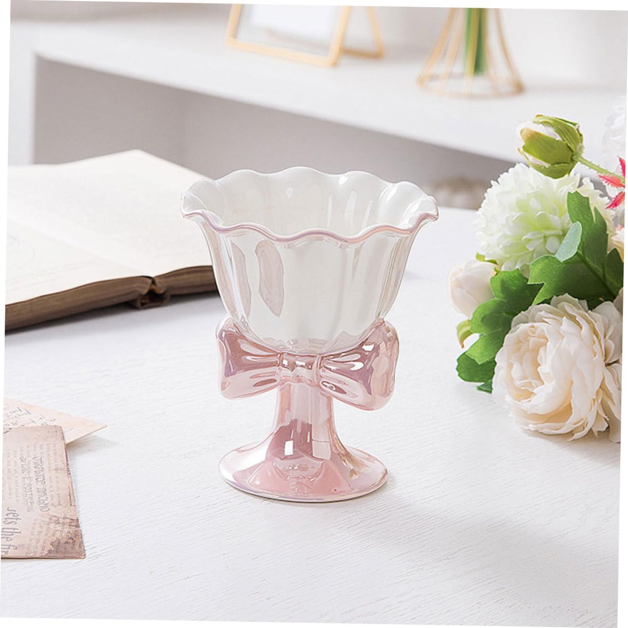 Bow Ice Cream Cup