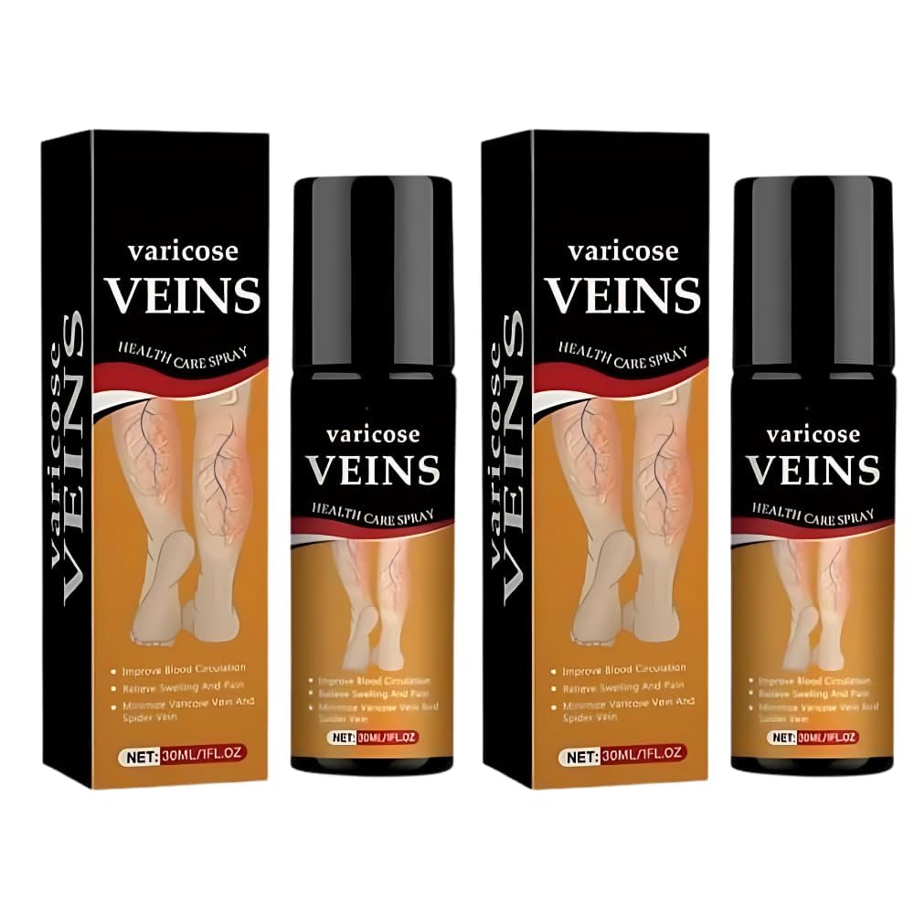 Herbal Varicose Vein Relief Spray 🌿 | Easy Spray-On for Leg Comfort, Swelling & Appearance ✨