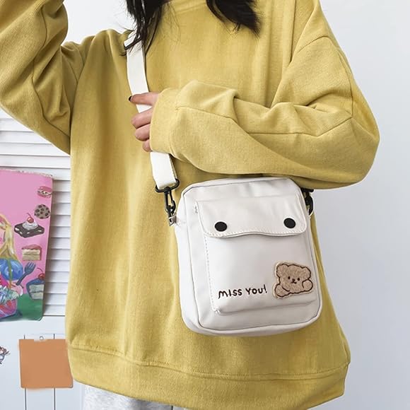 Cartoon Bear Crossbody Bag