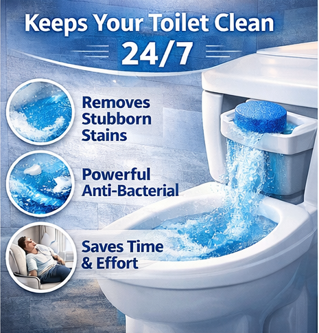 🧼 Automatic Toilet Cleaner — Powerful Self-Cleaning Solution - Pack of 10