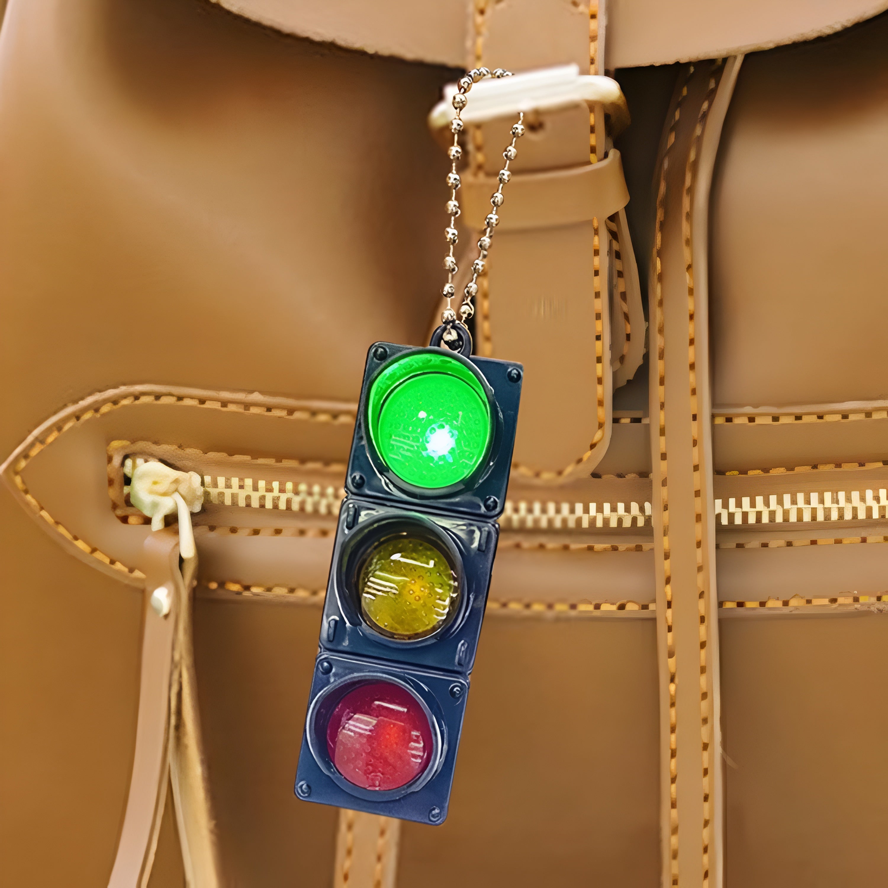Traffic Light Keychain
